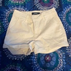 High Rise Midi Shorts